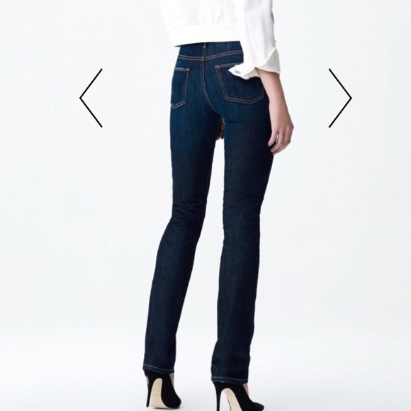 Citizens Elson mid-rise straight leg, dark jeans - Picture 2 of 7